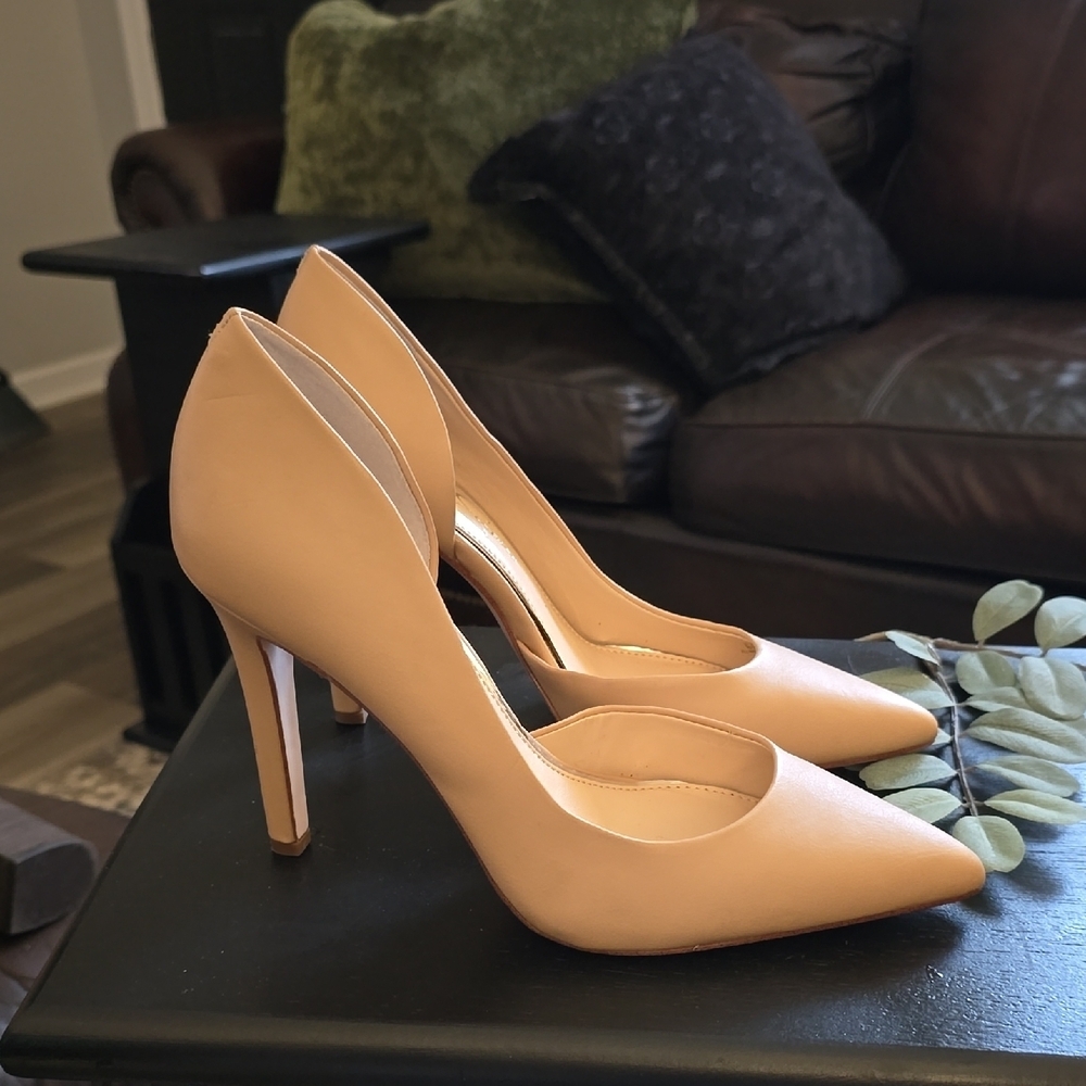 Jessica Simpson Prizma Leather D'Orsay Pumps